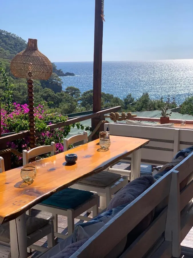 Bamboo Bungalow With Sea View In Kabak Bay, Oeluedeniz Fethiye 0*,  Turcja
